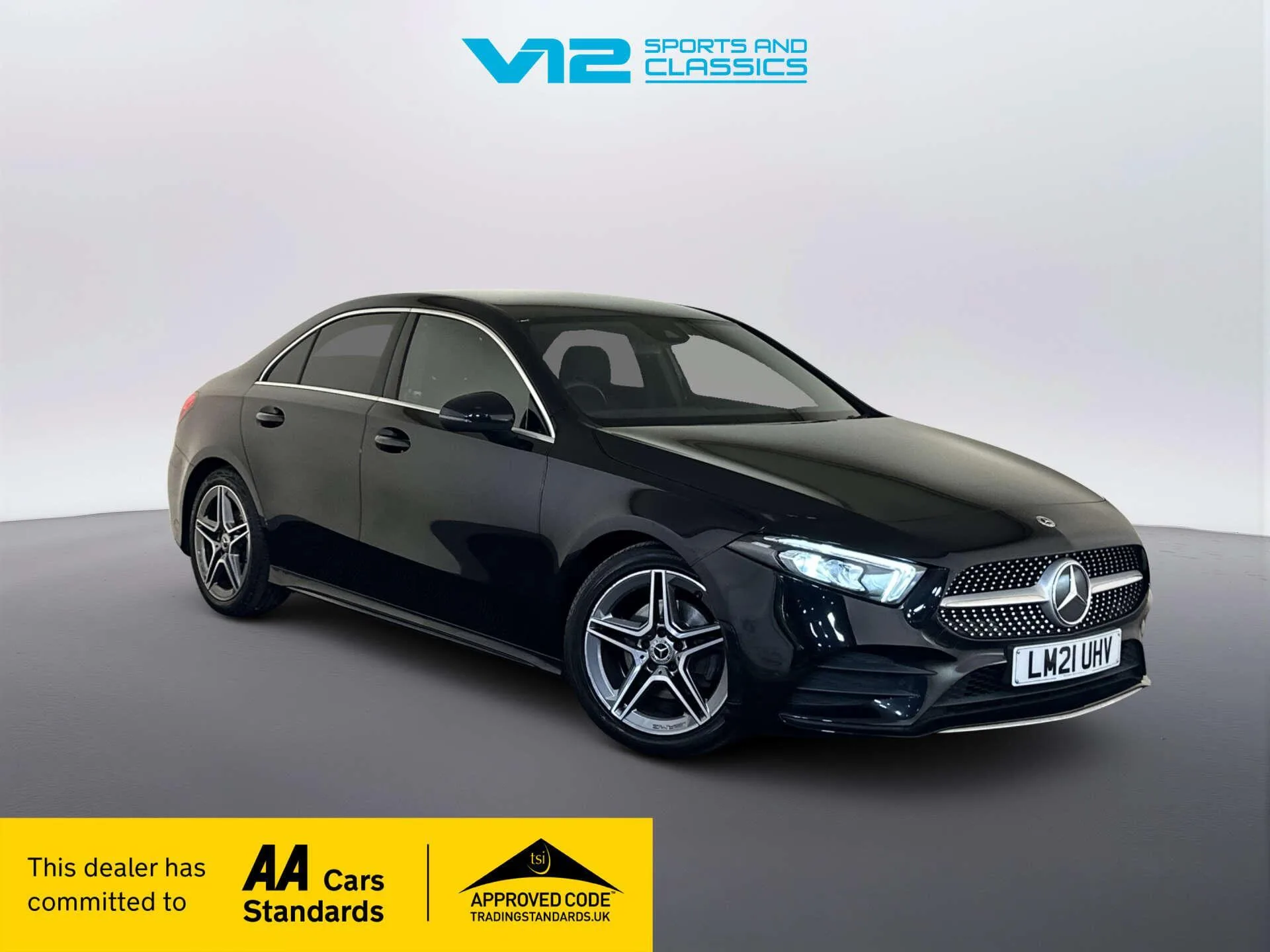 2021 Mercedes-Benz A Class 1.3 A180 AMG Line Saloon 4dr Petrol 7G-DCT Euro 6 (s/s) (136 ps)