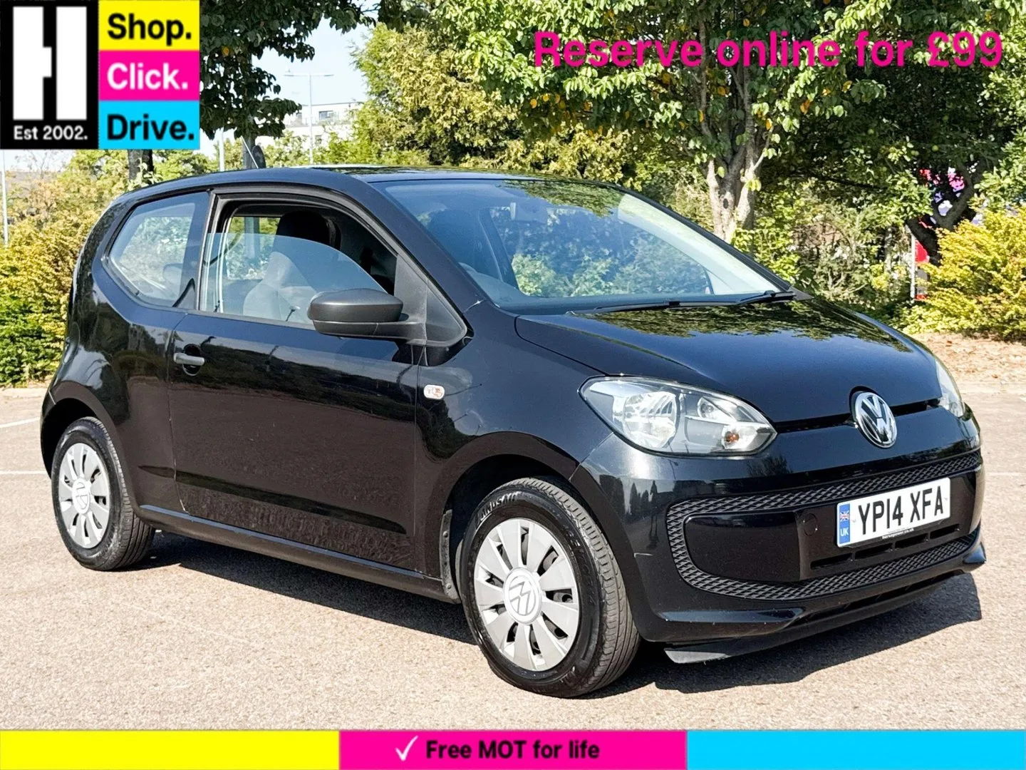 2014 Volkswagen Up 1.0 Take up! Hatchback 3dr Petrol Manual Euro 5 (60 ps)