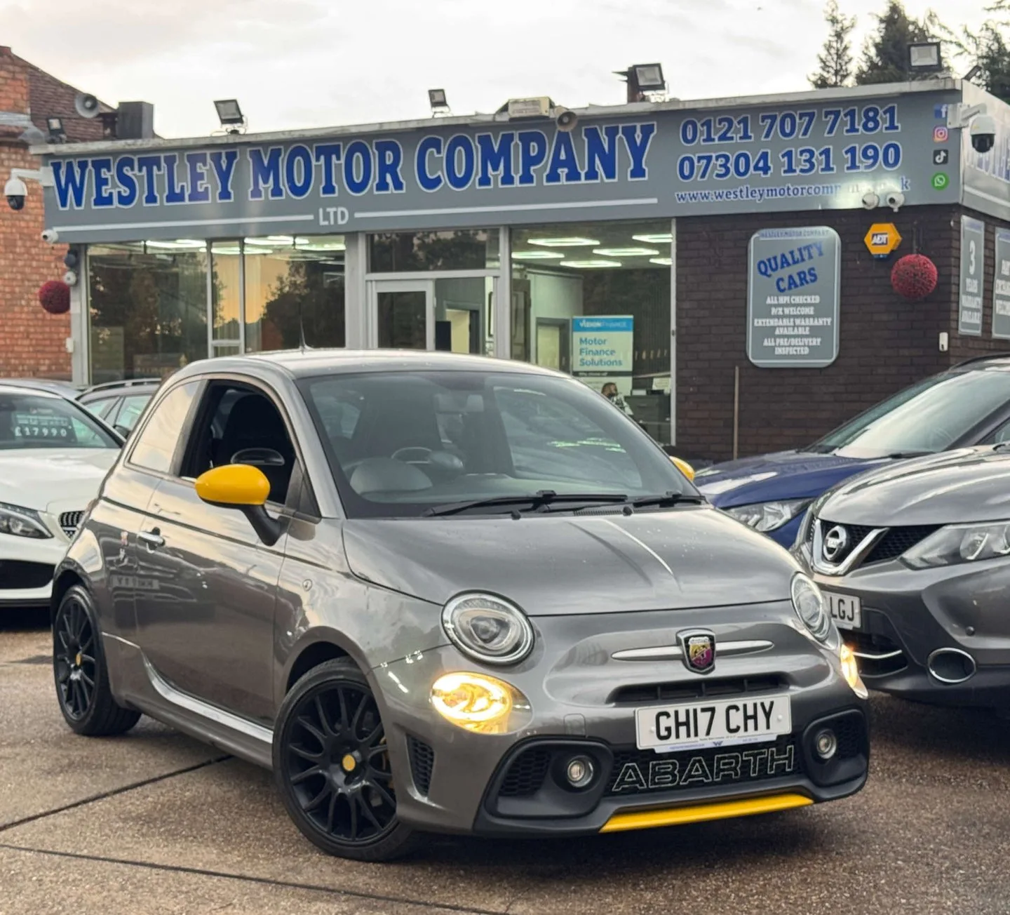 2017 Abarth 595 1.4 T-Jet Trofeo Hatchback 3dr Petrol Manual Euro 6 (160 bhp)
