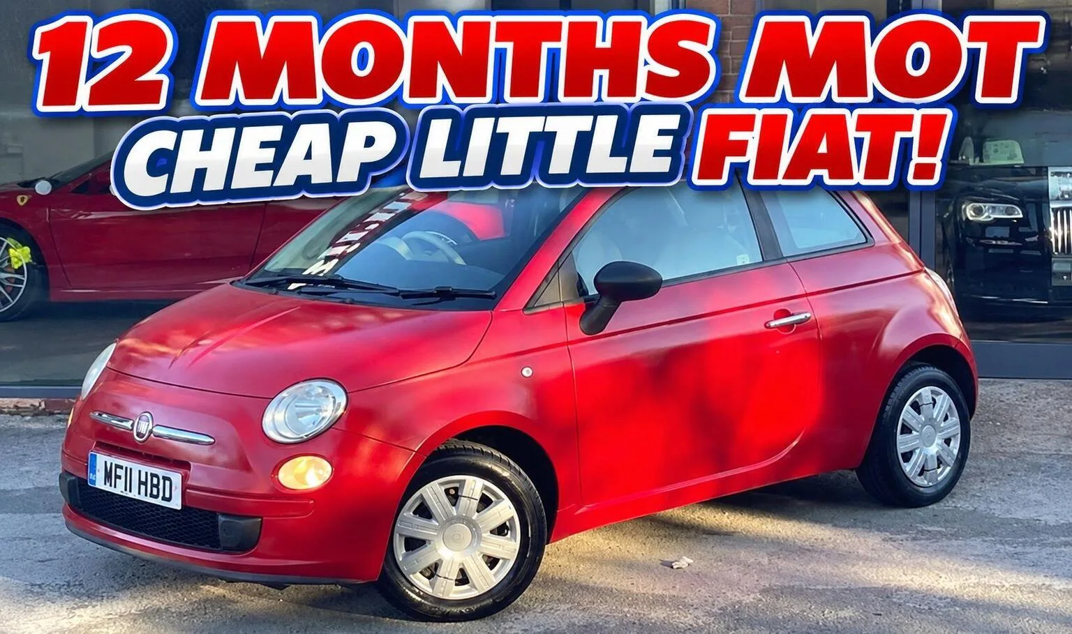 2011 Fiat 500 1.2 Pop Euro 5 (s/s) 3dr