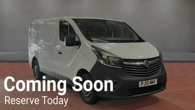2015 Vauxhall Vivaro 1.6 CDTi 2700