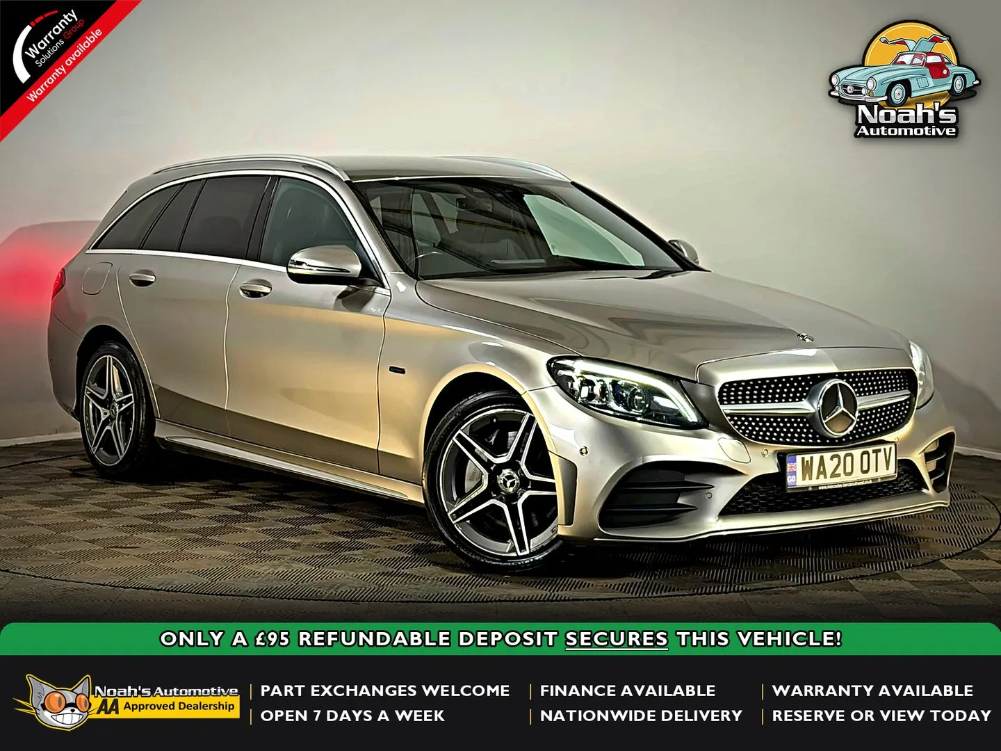 2020 Mercedes-Benz C Class C300DE AMG LINE EDITION 2.0 PLUG-IN HYBRID AUTOMATIC