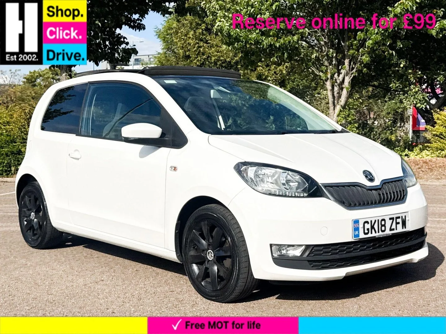 2018 Skoda Citigo 1.0 MPI GreenTech SE L Hatchback 3dr Petrol Manual Euro 6 (s/s) (75 ps)