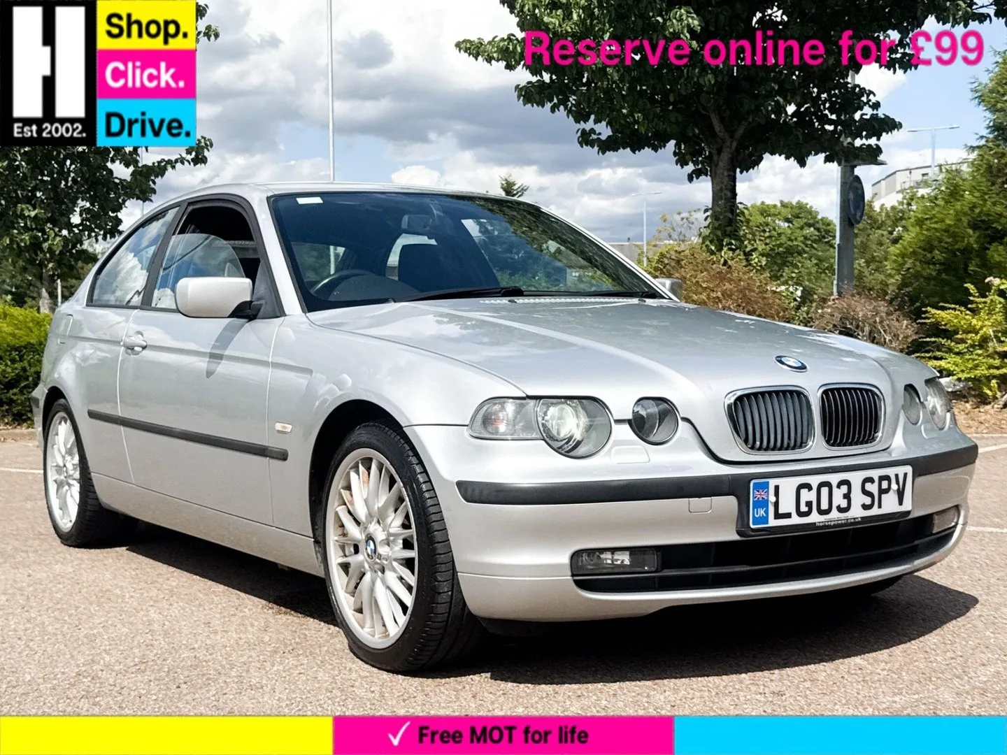 2003 BMW 3 Series 2.0 318ti SE Compact 3dr Petrol Manual (175 g/km, 143 bhp)