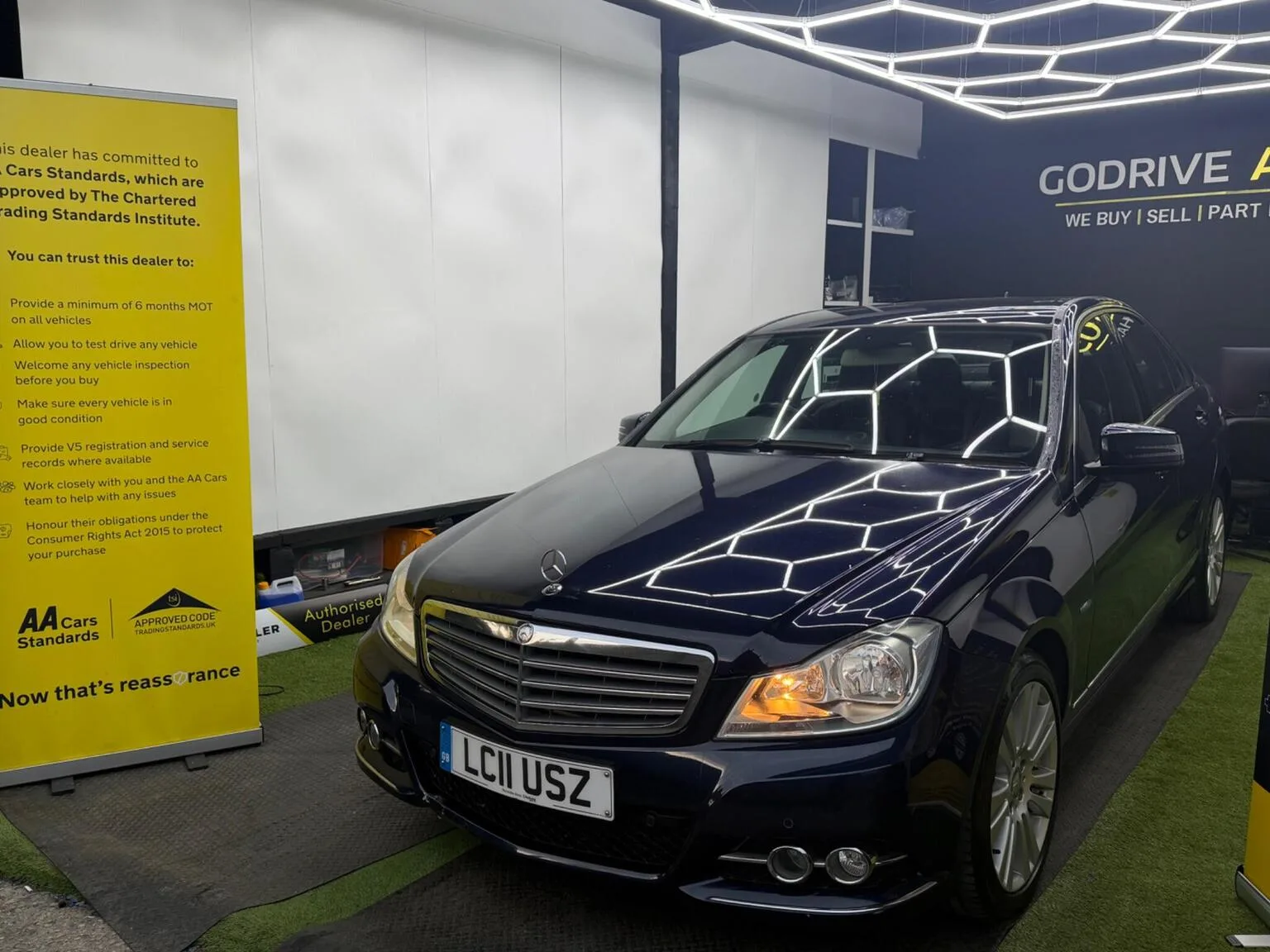 2011 Mercedes-Benz C Class 3.0 C350 CDI V6 BlueEfficiency Elegance G-Tronic Euro 5 (s/s) 4dr
