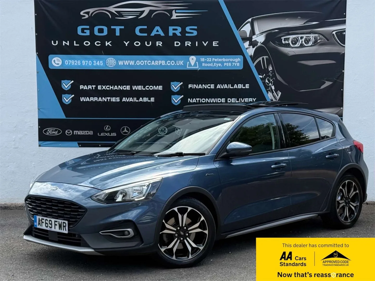 2019 Ford Focus 2.0 EcoBlue Active X Hatchback 5dr Diesel Auto Euro 6 (s/s) (150 ps)