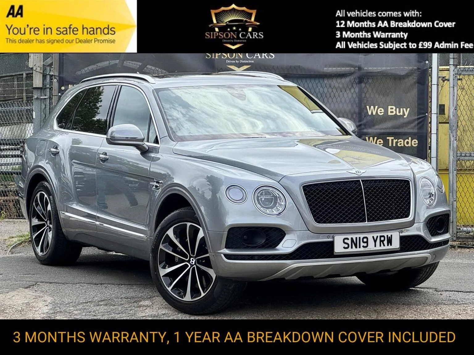 2019 Bentley Bentayga 4.0 V8 Auto 4WD Euro 6 (s/s) 5dr