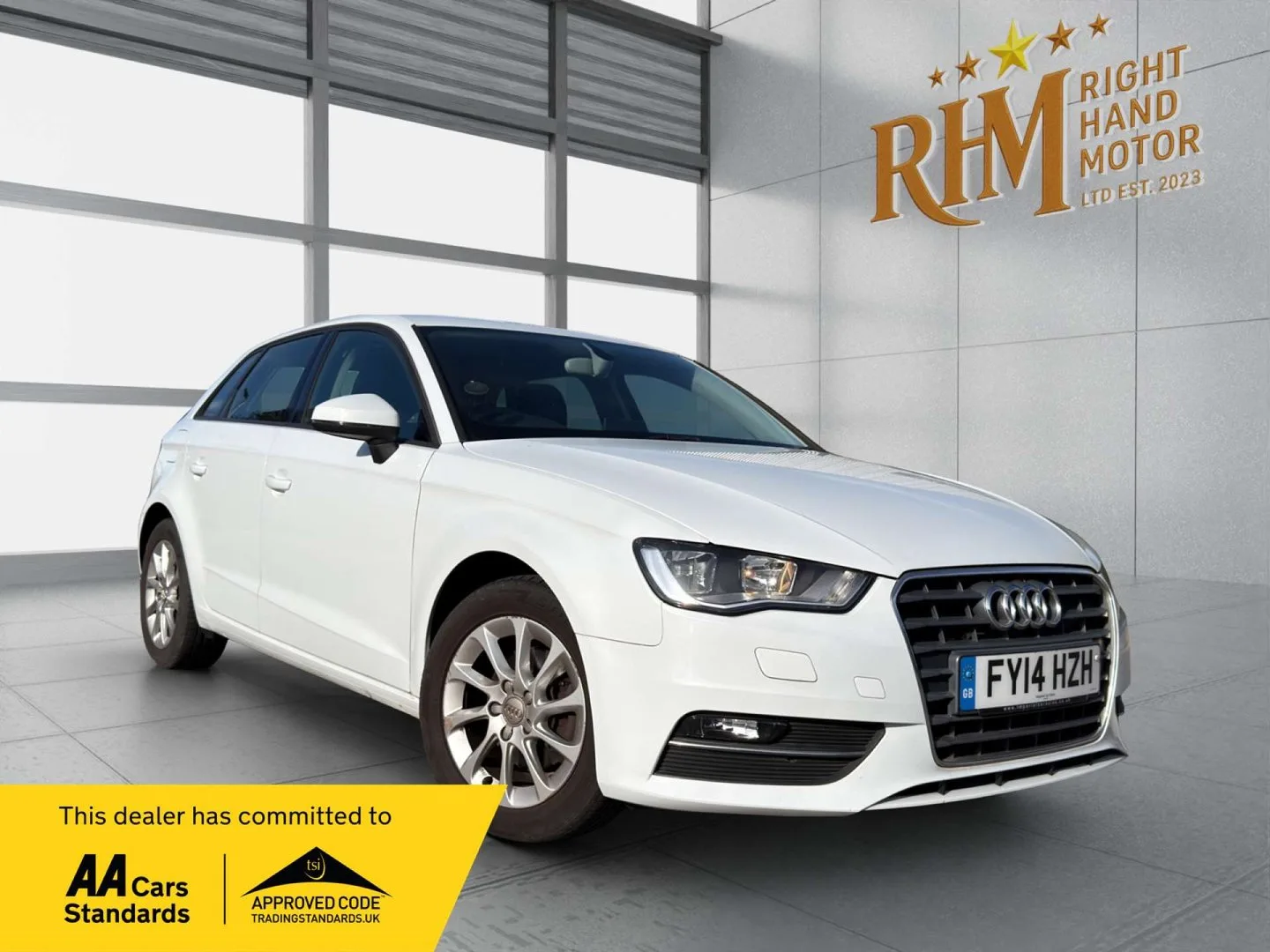 2014 Audi A3 1.6 TDI SE Sportback 5dr Diesel Manual Euro 5 (s/s) (105 ps)