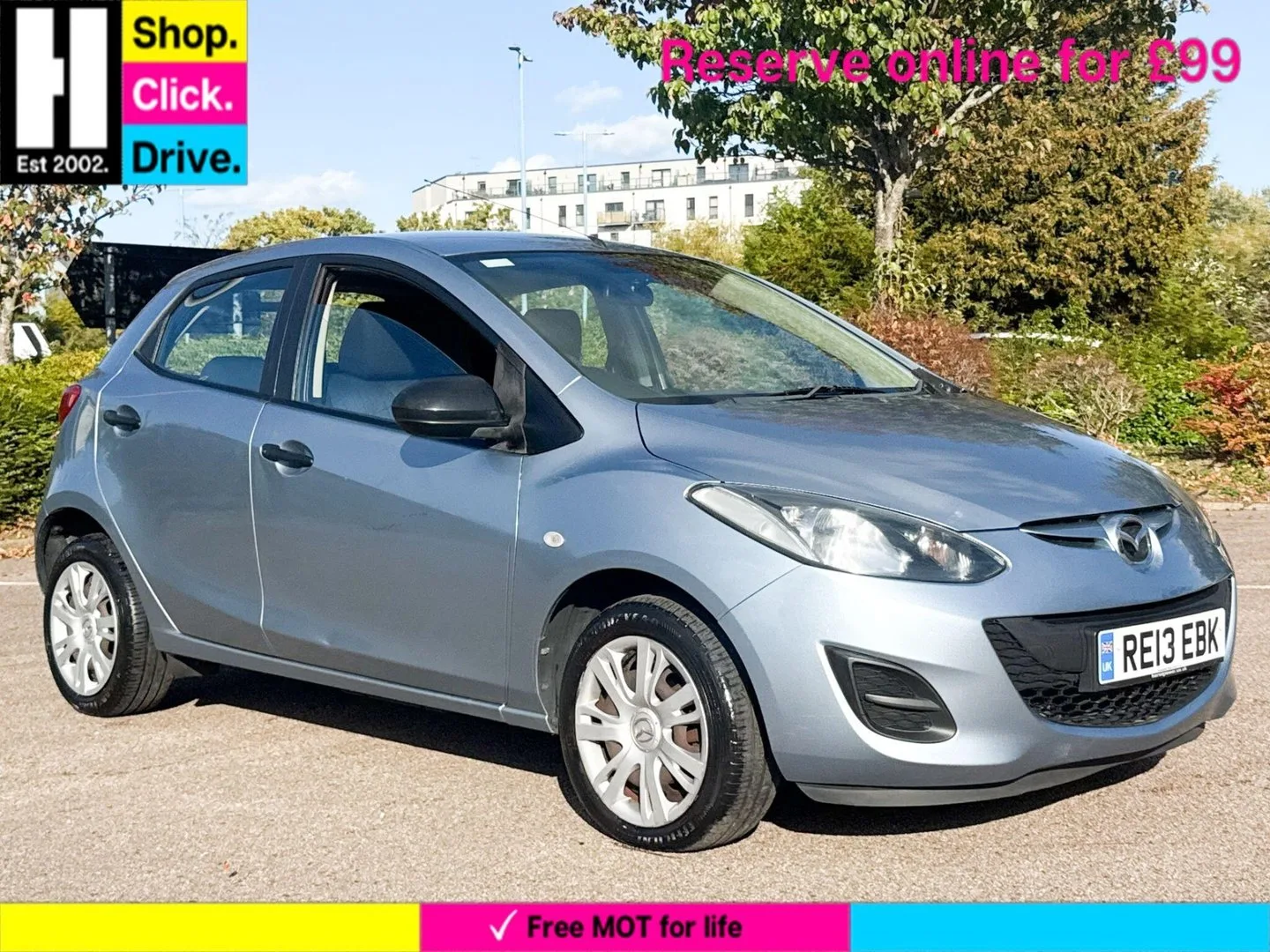 2013 Mazda 2 1.3 TS Hatchback 5dr Petrol Manual Euro 5 (a/c) (75 ps)