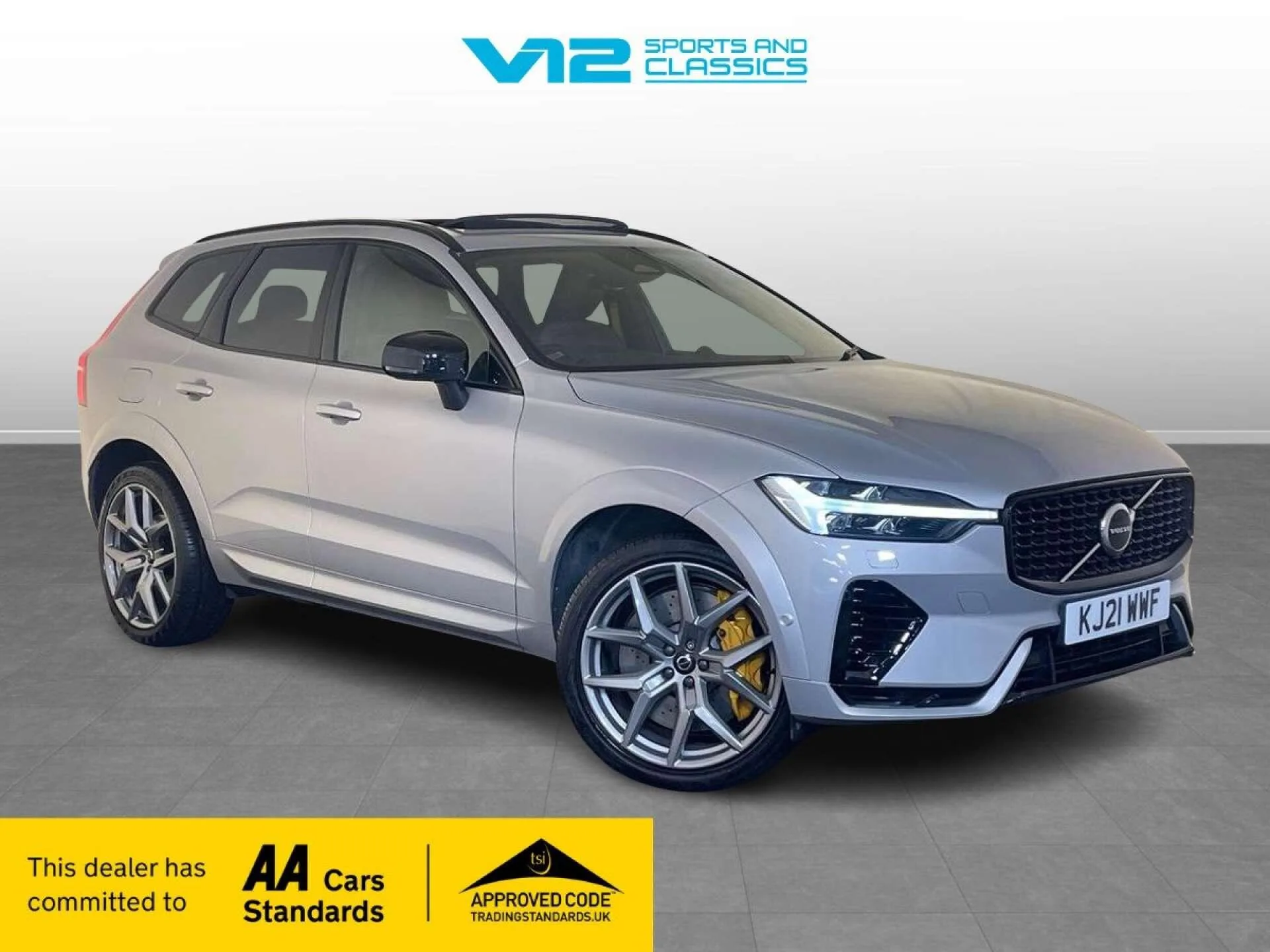 2021 Volvo XC60 2.0h T8 Recharge 11.6kWh Polestar Engineered SUV 5dr Petrol Plug-in Hybrid Auto AWD Euro 6 (s/s) (405 ps)