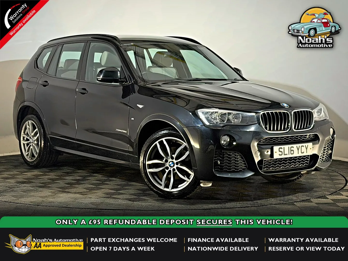 2016 BMW X3 XDRIVE20D M SPORT