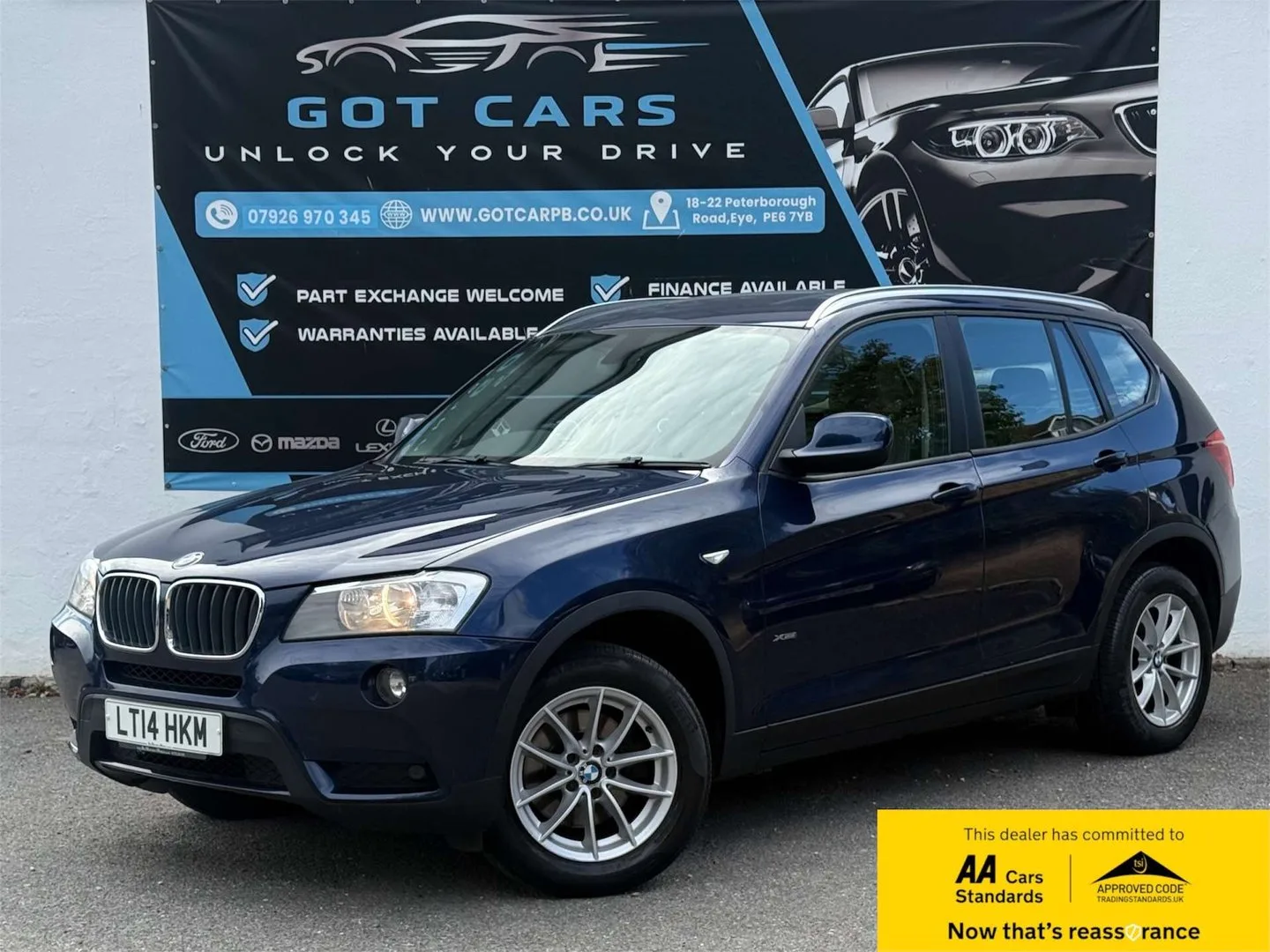 2014 BMW X3 2.0 20d SE SUV 5dr Diesel Auto xDrive Euro 5 (s/s) (184 ps)