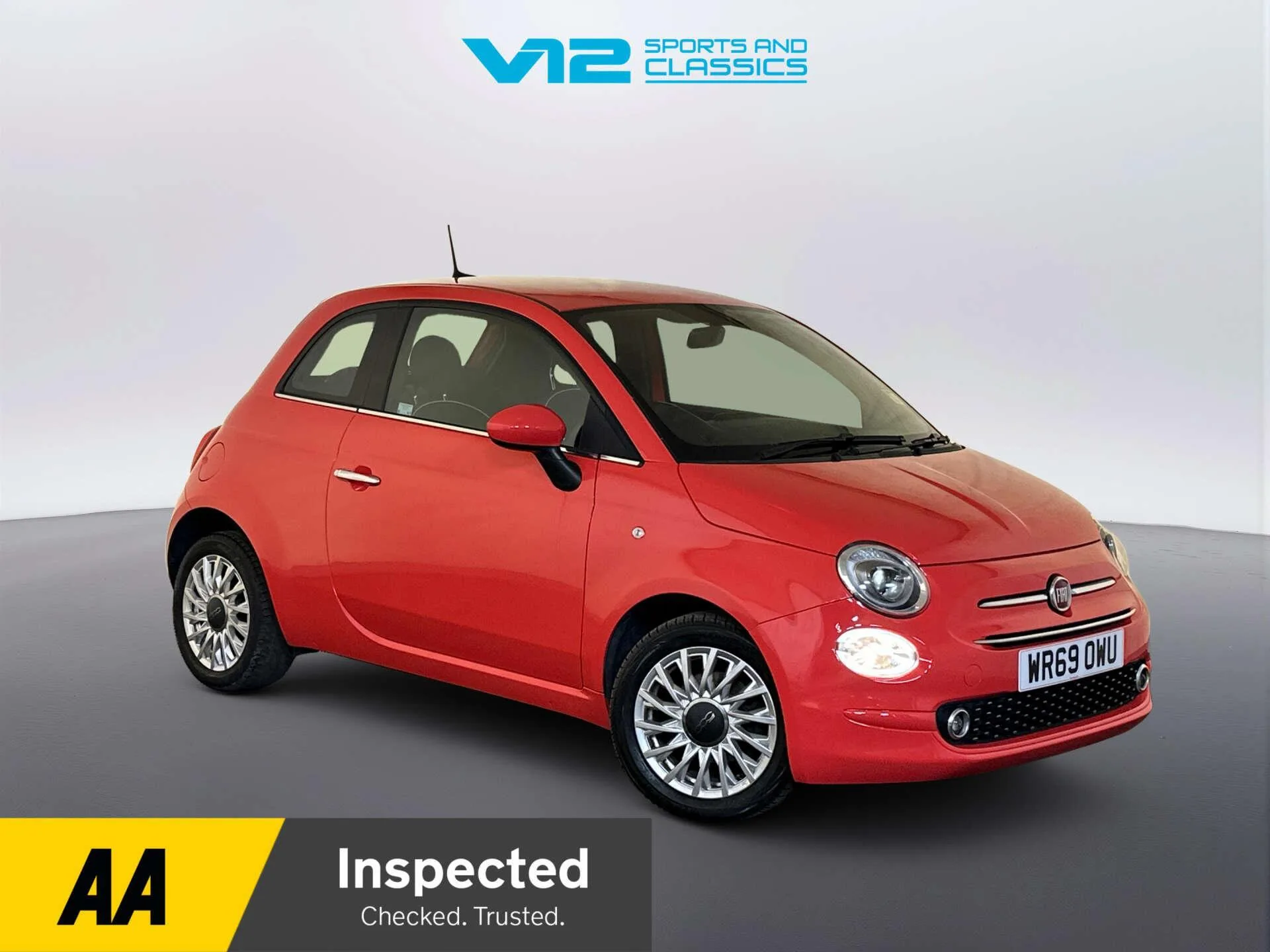 2019 Fiat 500 1.2 Lounge Hatchback 3dr Petrol Manual Euro 6 (s/s) (69 bhp)