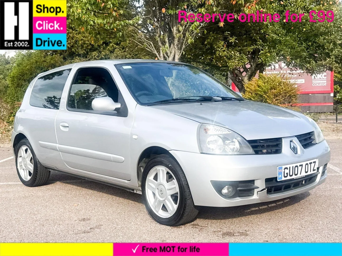 2007 Renault Clio 1.2 Campus Sport I-Music Hatchback 3dr Petrol Manual (142 g/km, 75 bhp)