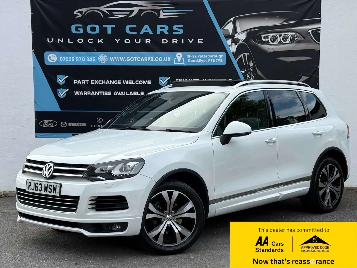 2014 Volkswagen Touareg 3.0 TDI V6 BlueMotion Tech R-Line SUV 5dr Diesel Tiptronic 4WD Euro 5 (s/s)