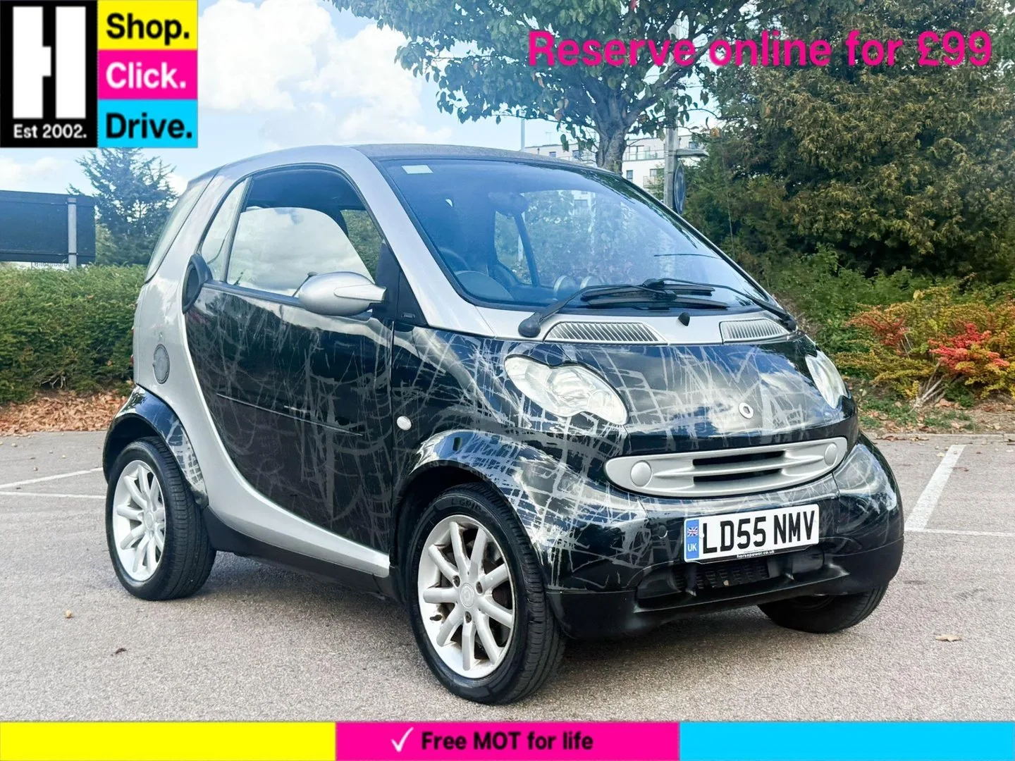 2005 smart Fortwo Coupe 0.7 City Passion Hatchback 3dr Petrol Automatic (113 g/km, 61 bhp)