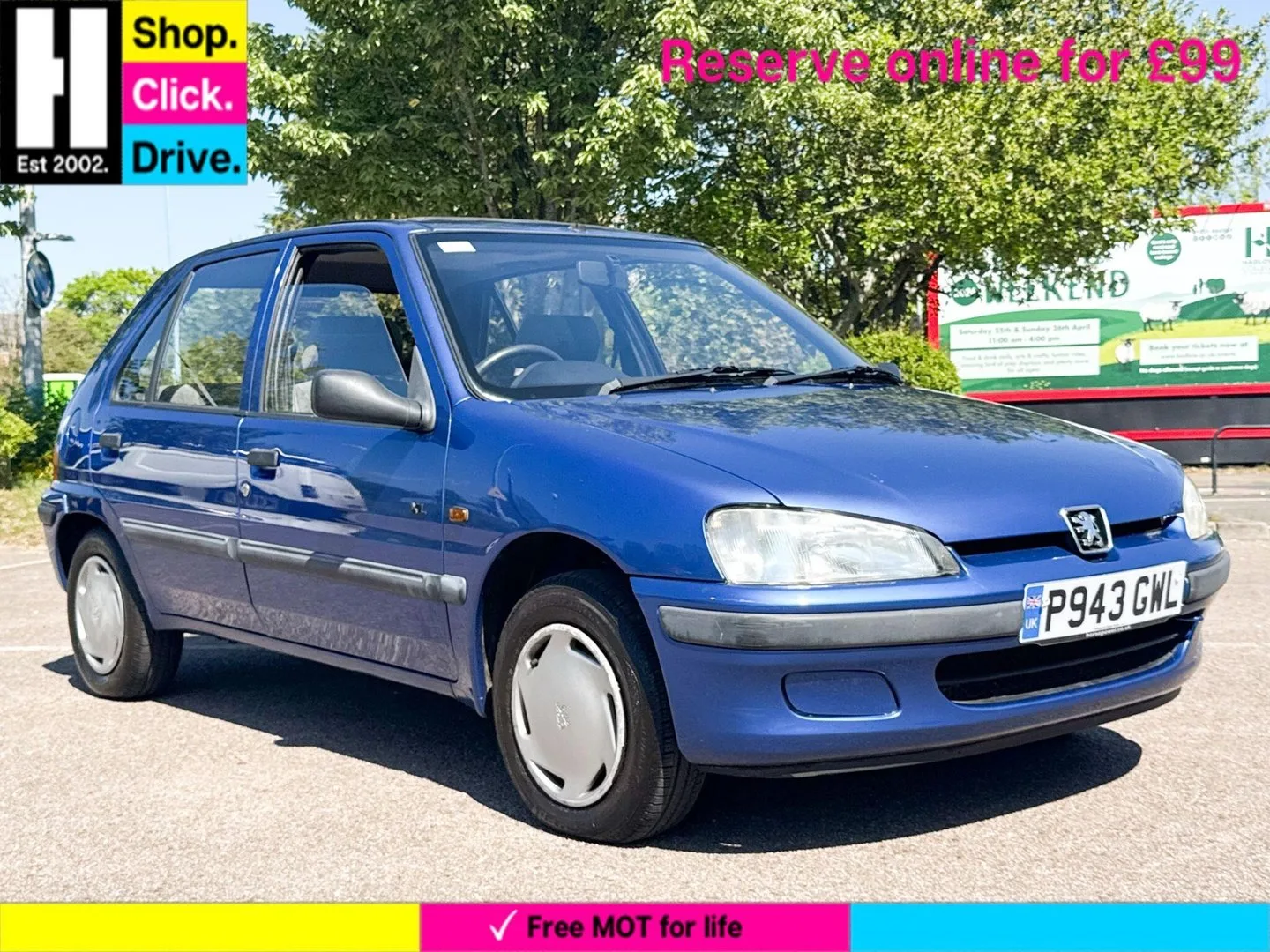 1997 Peugeot 106 1.6 XL Hatchback 5dr Petrol Automatic (169 g/km, 90 bhp)