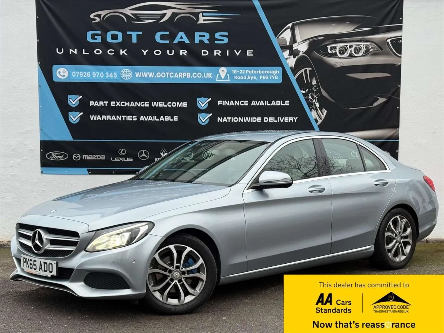 2015 Mercedes-Benz C Class 2.0 C200 Sport 7G-Tronic+ Euro 6 (s/s) 4dr