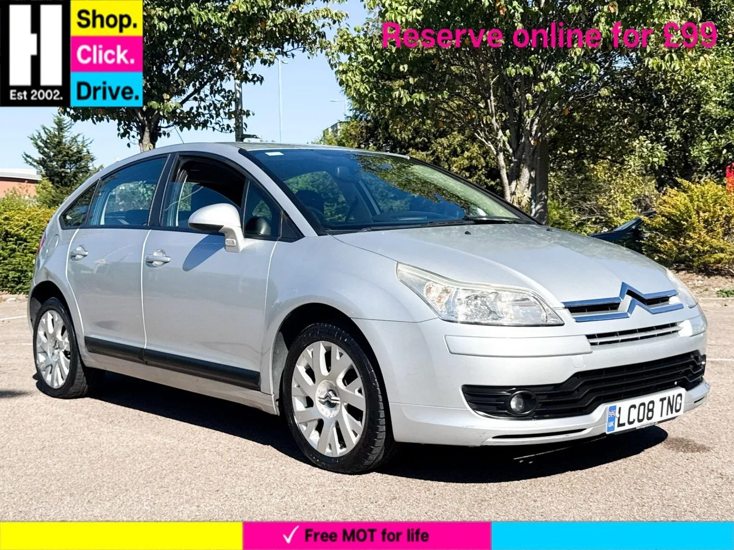 2008 Citroen C4 1.6 HDi 16V VTR+ Hatchback 5dr Diesel EGS (DPFS+) (120 g/km, 110 bhp)