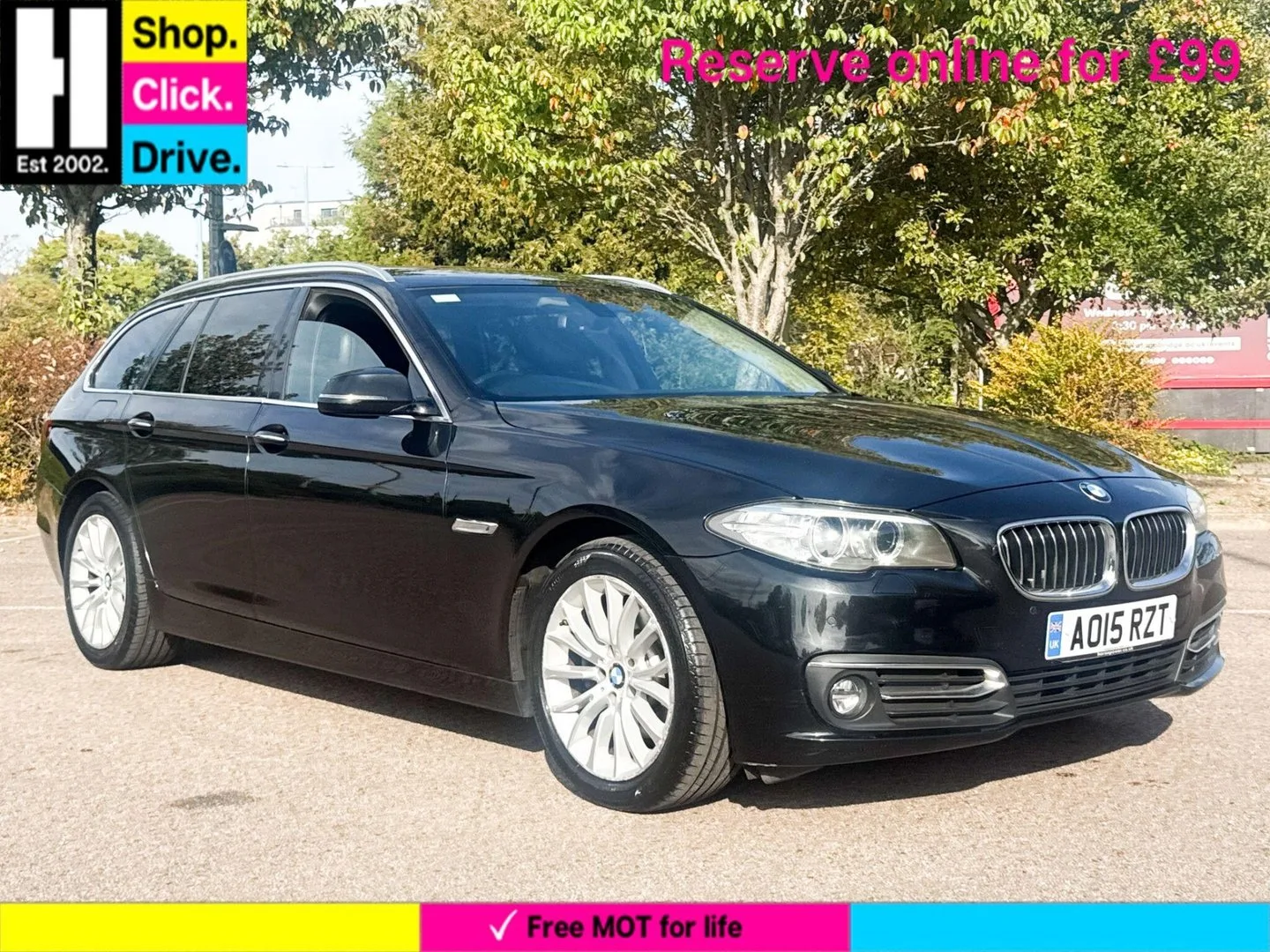 2015 BMW 5 Series 2.0 520d Luxury Touring 5dr Diesel Auto Euro 6 (s/s) (190 ps)