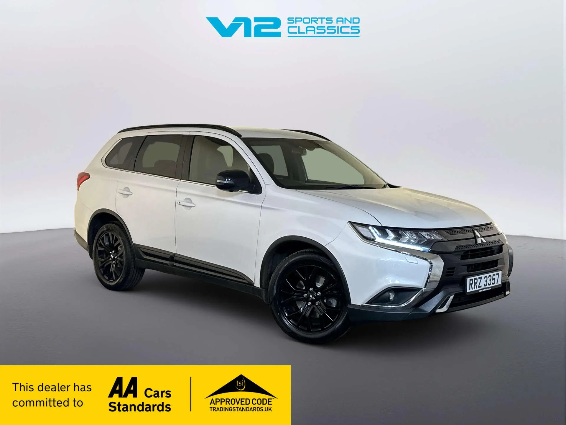 2020 Mitsubishi Outlander 2.0 MIVEC Black SUV 5dr Petrol CVT 4WD Euro 6 (s/s) (150 ps)