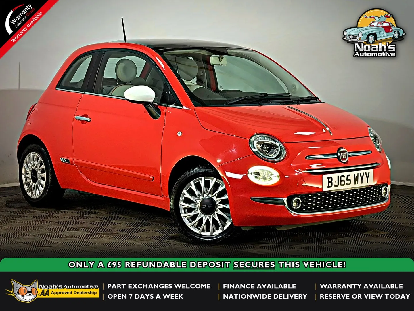 2015 Fiat 500 LOUNGE