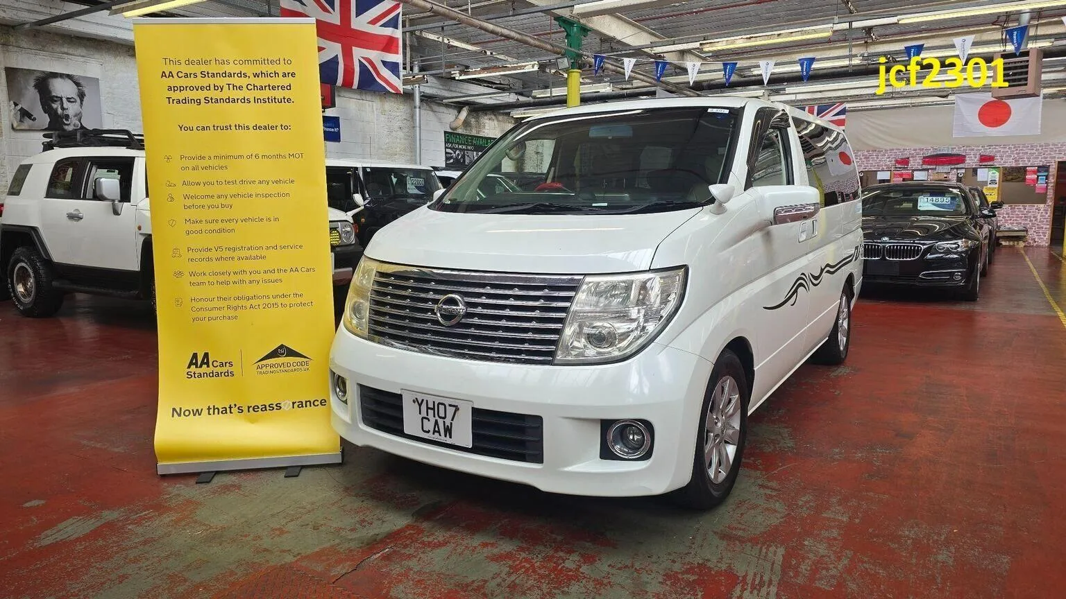 2007 Nissan Elgrand E51 XL model 3.5 Recliners Sunroof
