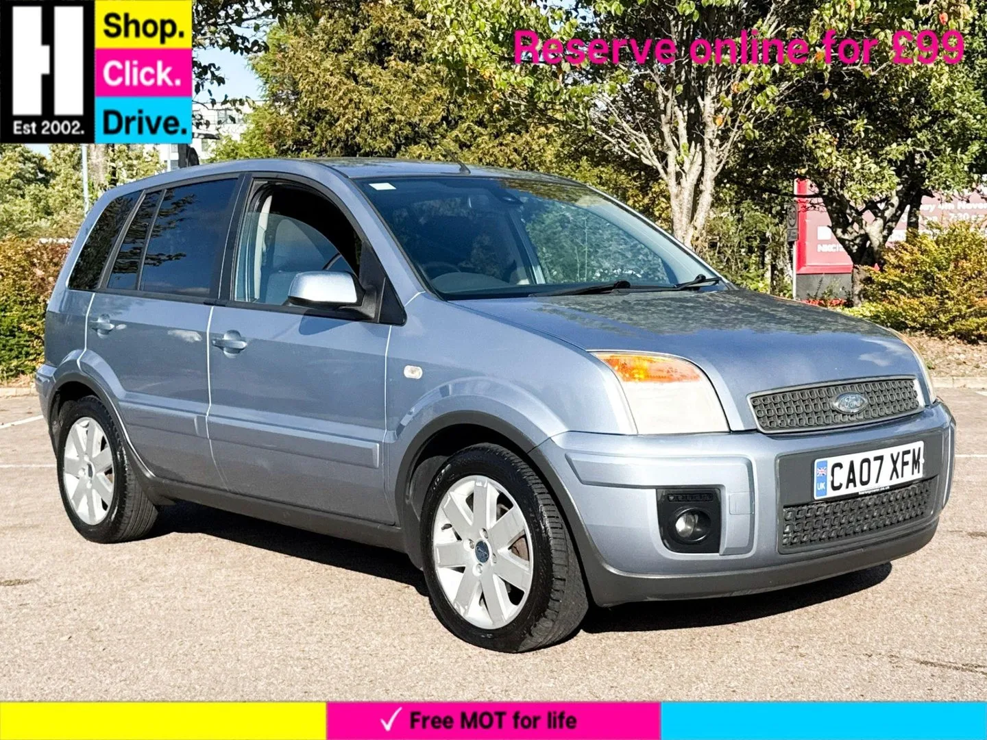 2007 Ford Fusion 1.4 Plus Hatchback 5dr Petrol Manual (154 g/km, 79 bhp)