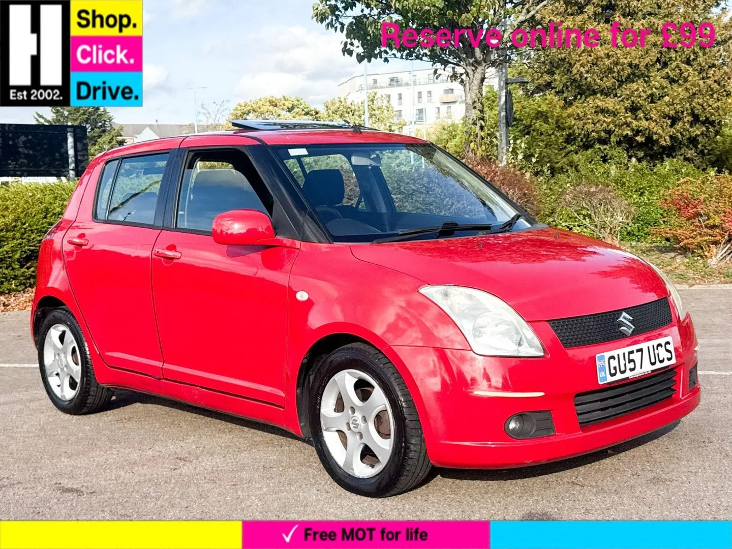2007 Suzuki Swift 1.5 GLX Hatchback 5dr Petrol Manual (159 g/km, 101 bhp)