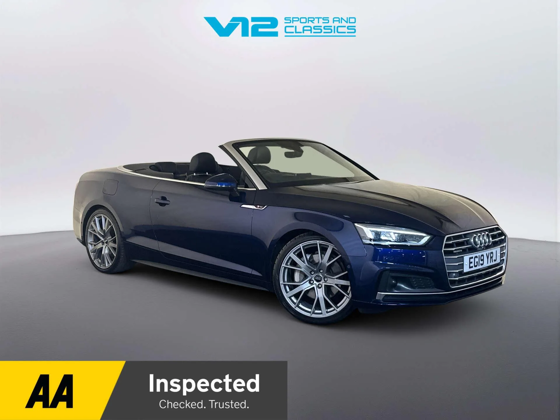 2019 Audi A5 Cabriolet 2.0 TFSI 45 Vorsprung Convertible 2dr Petrol S Tronic quattro Euro 6 (s/s) (245 ps)