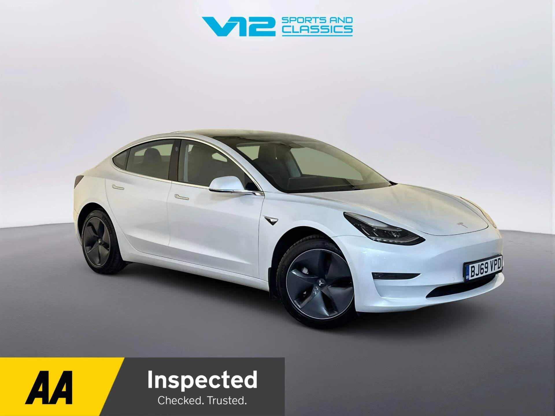 2019 TESLA Model 3 Standard Range Plus Saloon 4dr Electric Auto RWD (241 bhp)