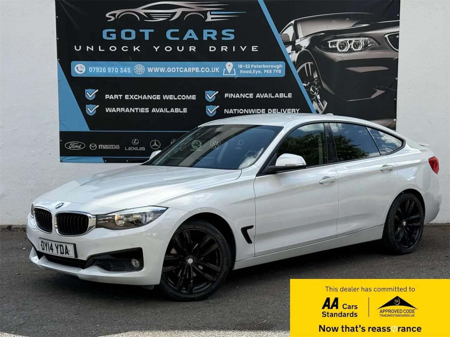 2014 BMW 3 Series 2.0 320d Sport GT 5dr Diesel Auto Euro 6 (s/s) (184 ps)