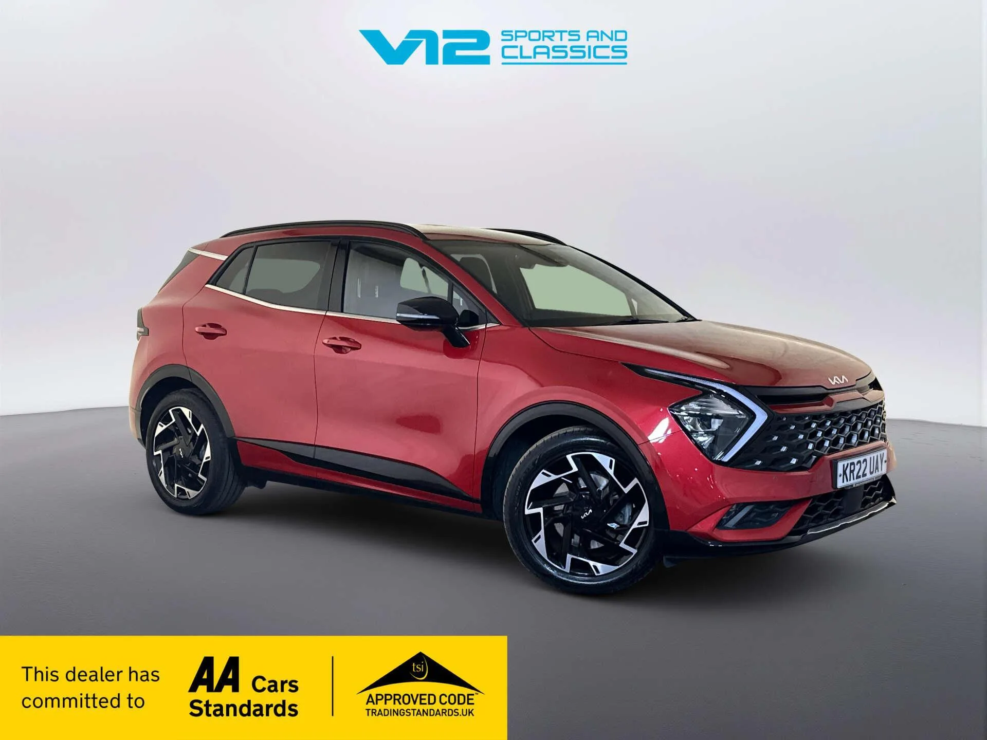 2022 Kia Sportage 1.6 T-GDi MHEV GT-Line SUV 5dr Petrol Hybrid DCT Euro 6 (s/s) (148 bhp)