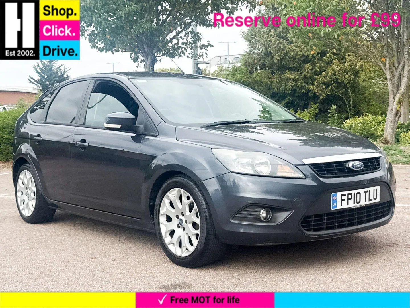 2010 Ford Focus 1.6 Zetec Hatchback 5dr Petrol Manual (161 g/km, 99 bhp)