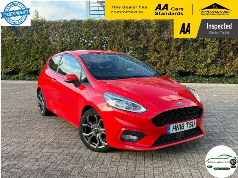 2018 Ford Fiesta 1.0T EcoBoost ST-Line Hatchback 3dr Petrol Manual Euro 6 (s/s) (100 ps)