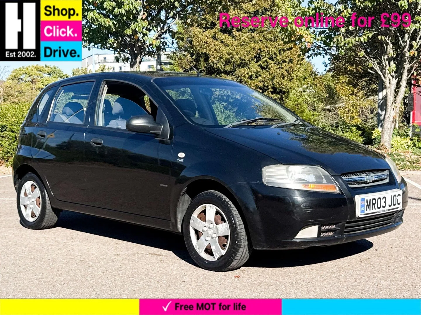 2006 Chevrolet Kalos 1.2 SE Hatchback 5dr Petrol Manual (153 g/km, 71 bhp)