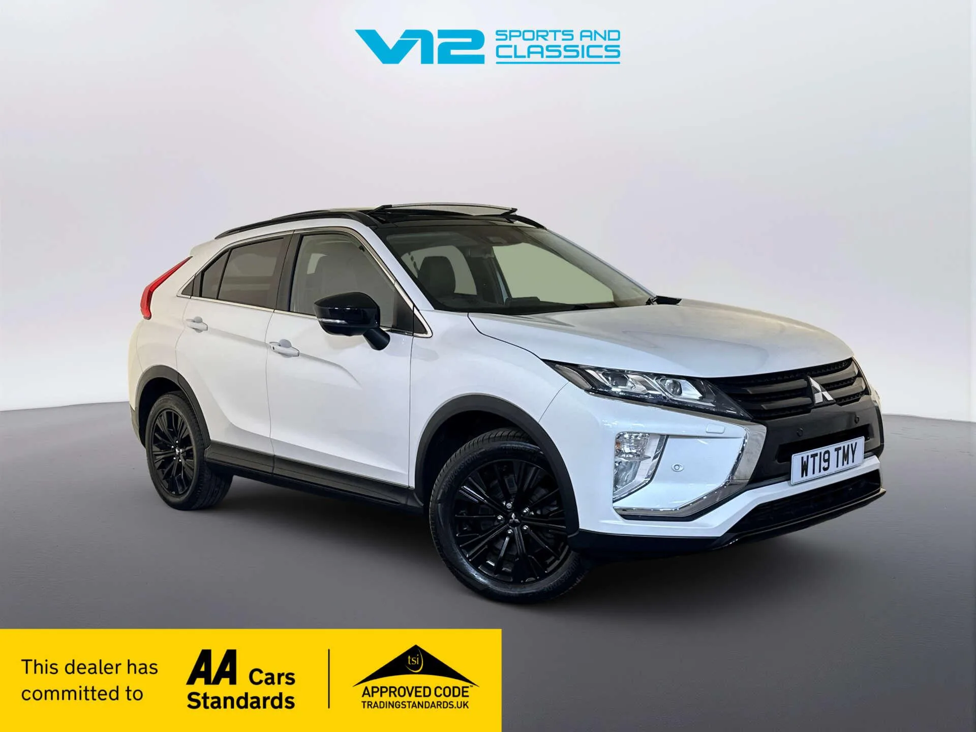 2019 Mitsubishi Eclipse Cross 1.5T Black SUV 5dr Petrol CVT 4WD Euro 6 (s/s) (163 ps)