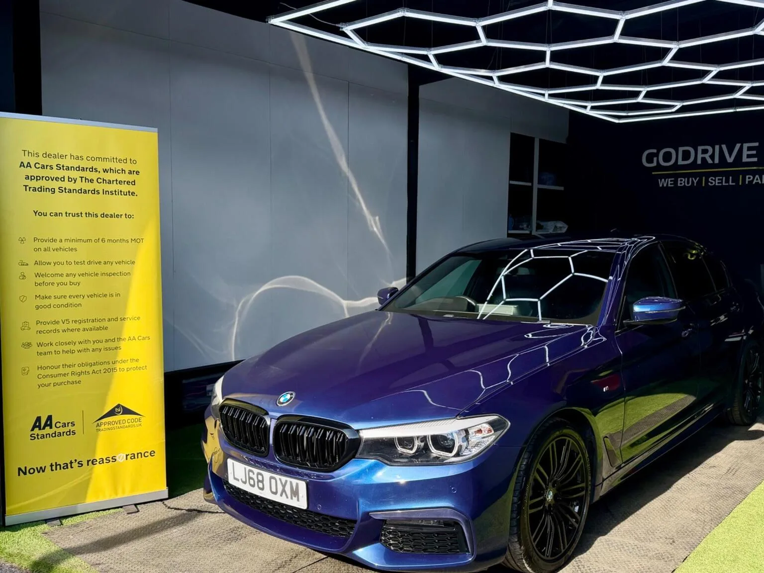 2018 BMW 5 Series 2.0 518d M Sport Auto Euro 6 (s/s) 4dr