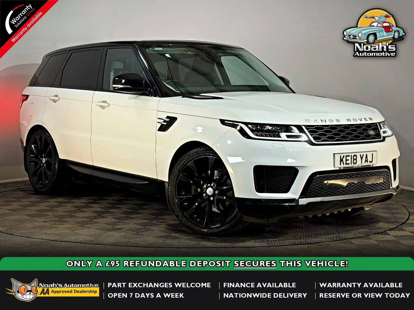 2018 Land Rover Range Rover Sport HSE SDV6 AUTOMATIC