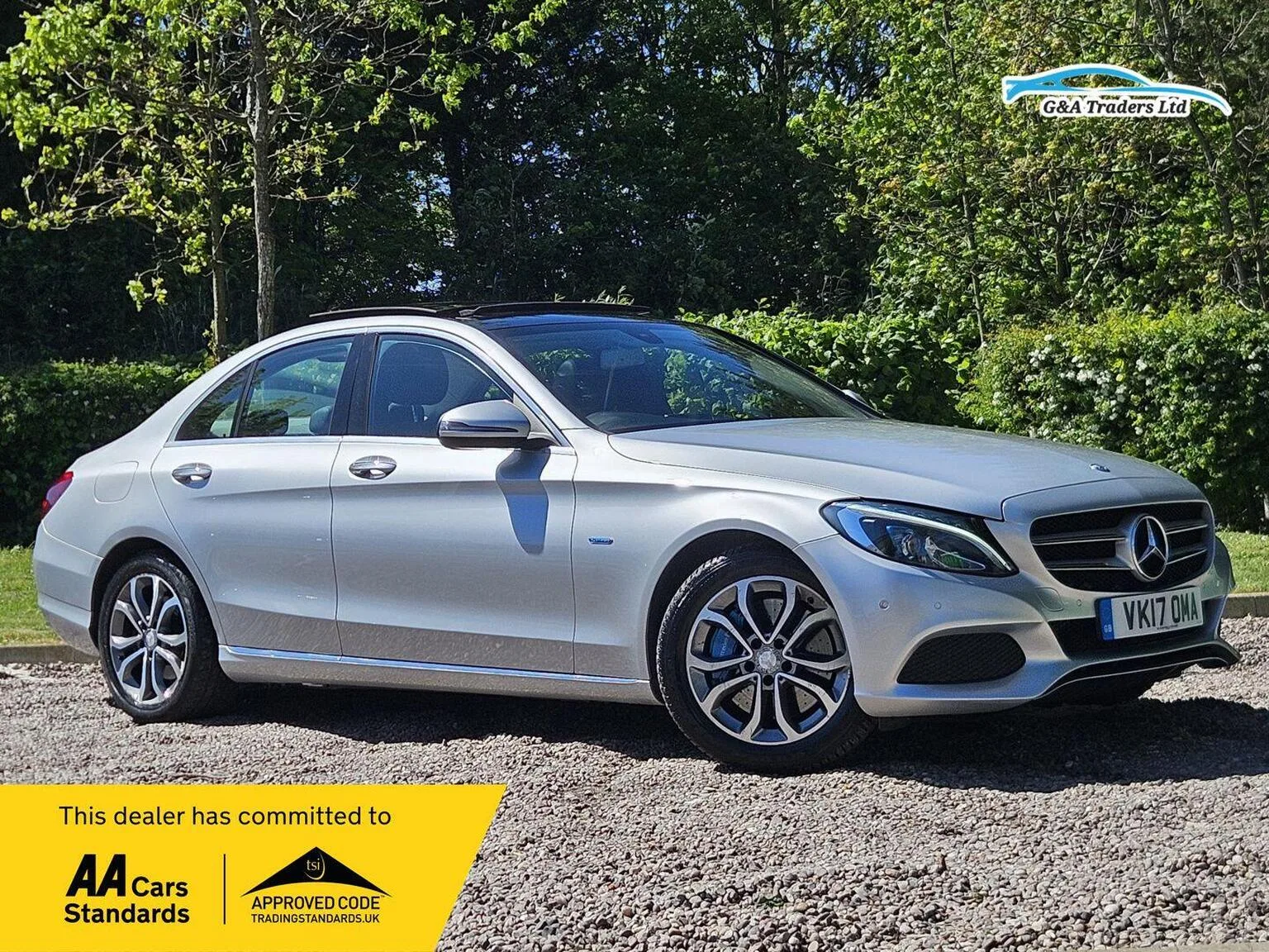 2017 Mercedes-Benz C Class 2.0 C350e 6.4kWh Sport (Premium) G-Tronic+ Euro 6 (s/s) 4dr