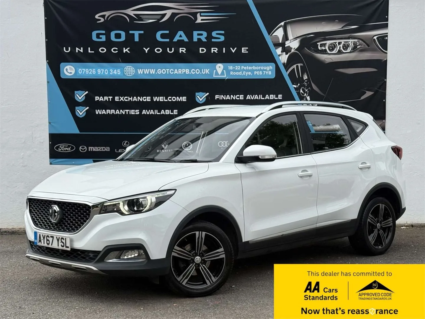 2017 MG ZS 1.5 VTi-TECH Exclusive SUV 5dr Petrol Manual Euro 6 (s/s) (106 ps)