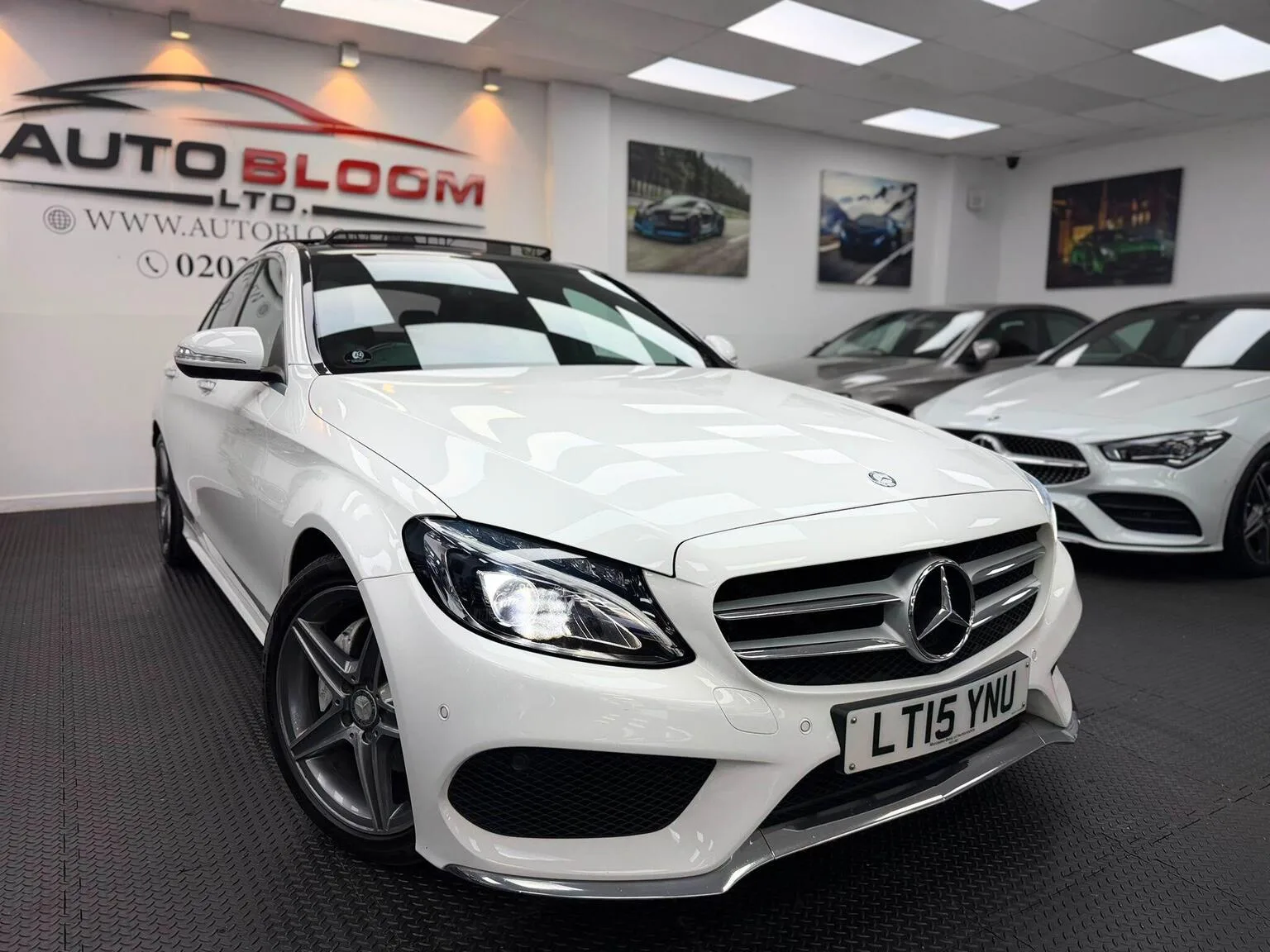 2015 Mercedes-Benz C Class 2.1 C220 BlueTEC AMG Line (Premium) G-Tronic+ Euro 6 (s/s) 4dr