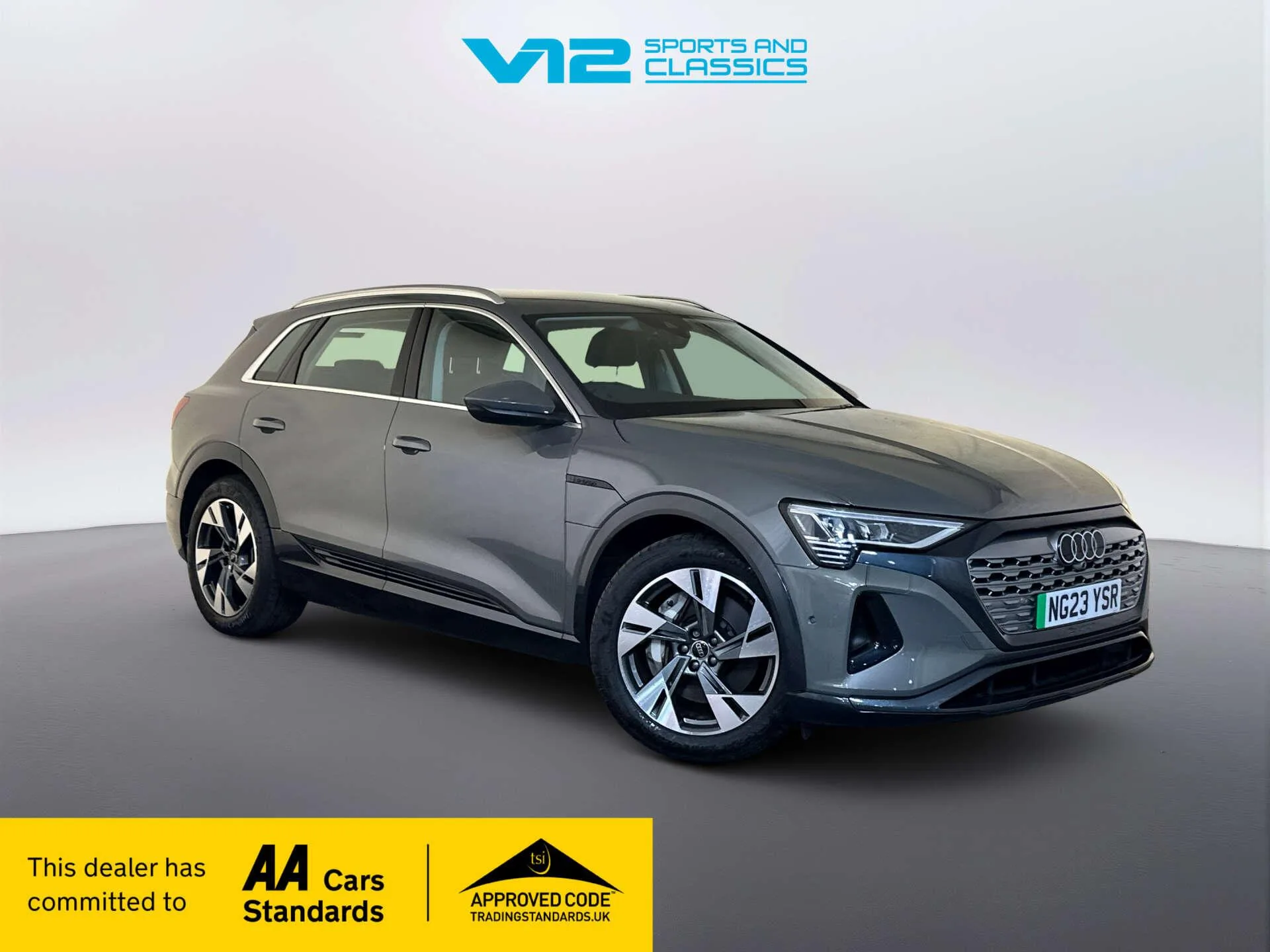 2023 Audi Q8 e-tron 50 Sport SUV 5dr Electric Auto quattro 95kWh (11kW Charger) (340 ps)