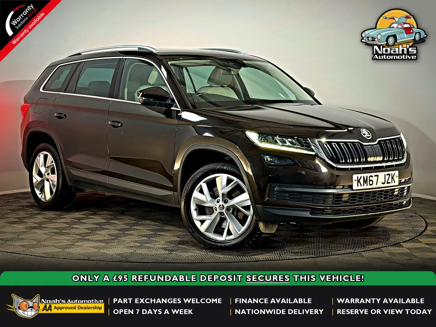 2017 Skoda Kodiaq EDITION 2.0 TDI DSG 4X4 AUTOMATIC 7 SEATER