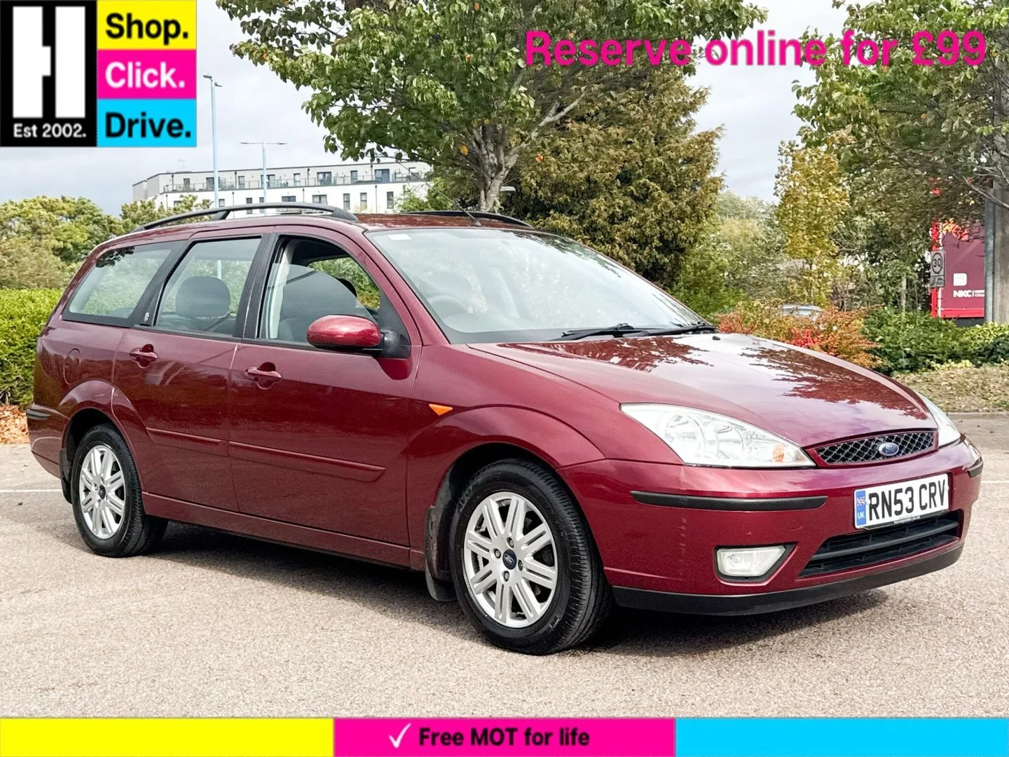 2004 Ford Focus 2.0i 16v Ghia Estate 5dr Petrol Manual (205 g/km, 128 bhp)