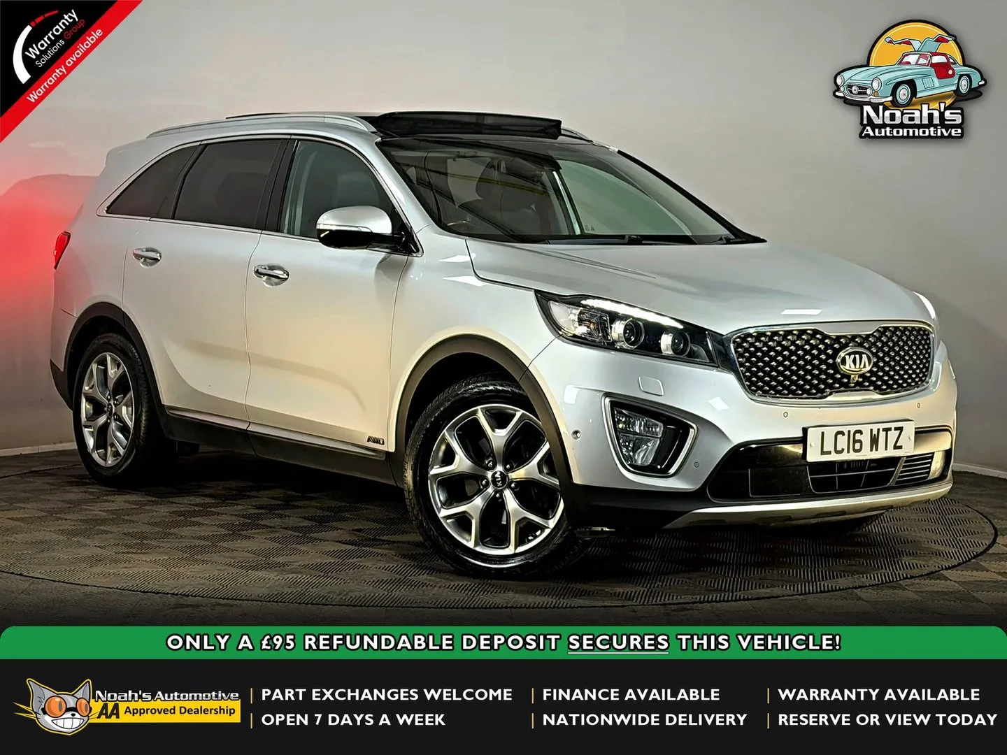 2016 Kia Sorento KX-4 2.2 CRDI AUTOMATIC 4X4 7 SEATER
