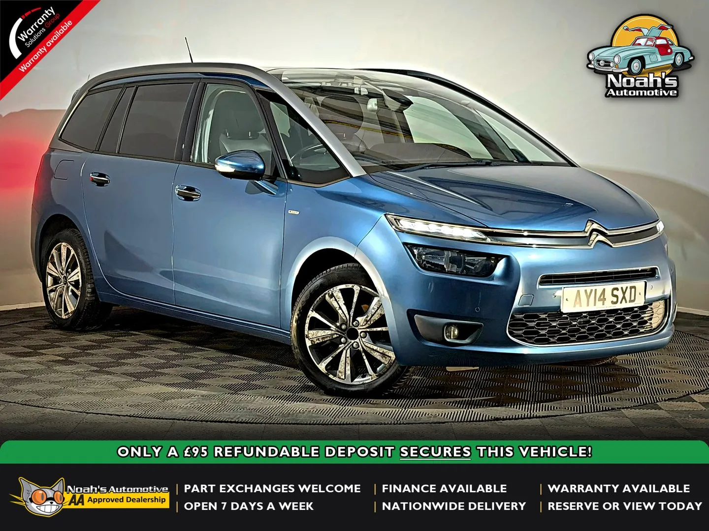 2014 Citroen C4 Grand Picasso EXCLUSIVE+ 1.6 E-HDI AIRDREAM MANUAL