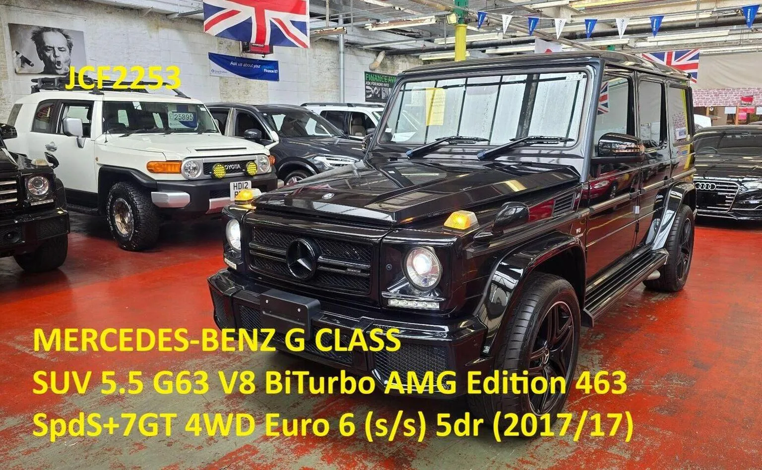 2017 Mercedes-Benz G Class 5.5 G63 V8 BiTurbo AMG Edition 463 SpdS+7GT 4WD Euro 6 (s/s) 5dr