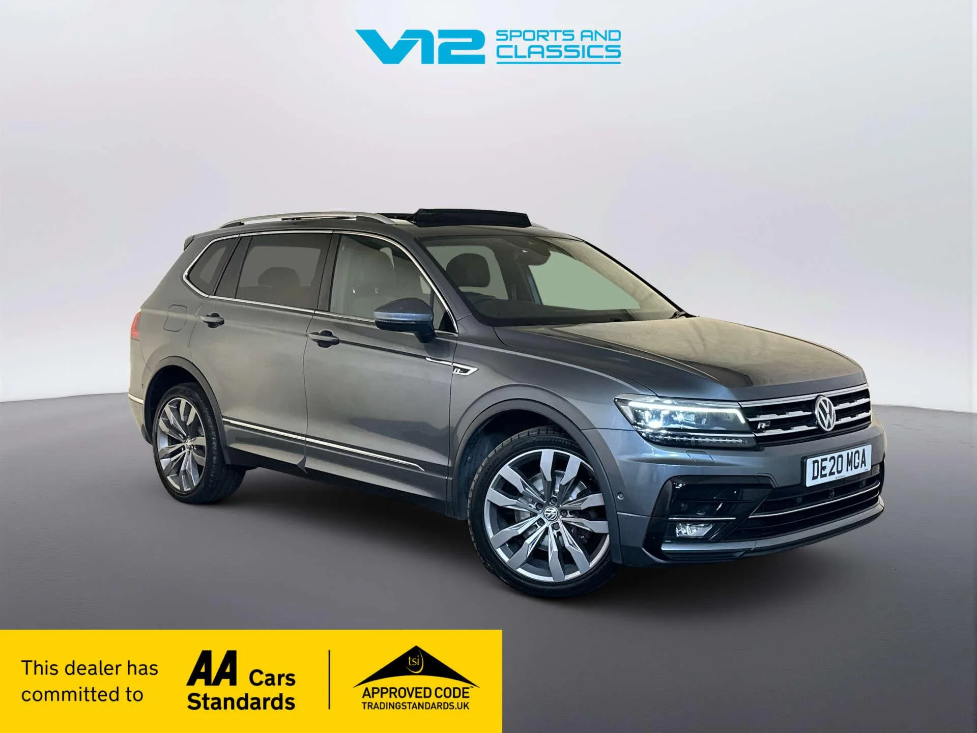 2020 Volkswagen Tiguan Allspace 2.0 TSI R-Line Tech SUV 5dr Petrol DSG 4Motion Euro 6 (s/s) (190 ps)