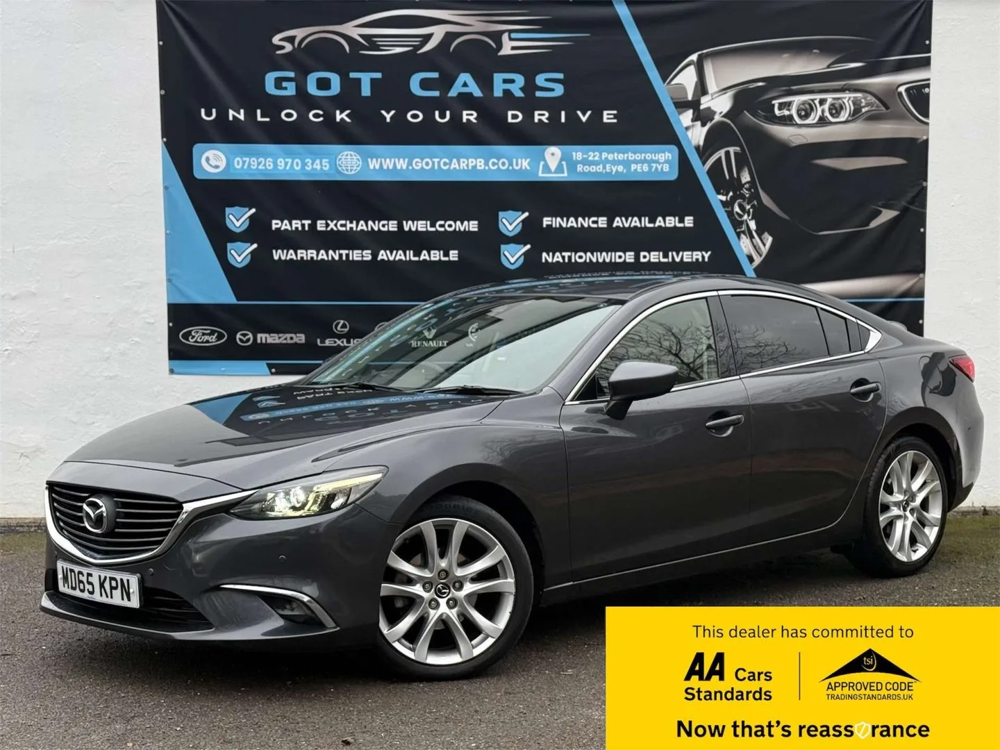 2016 Mazda 6 2.2 SKYACTIV-D Sport Nav Saloon 4dr Diesel Manual Euro 6 (s/s) (175 ps)